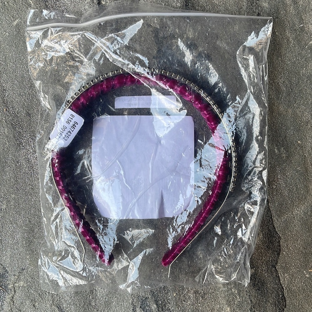 FREE PEOPLE
Lilo Rhinestone Headband Set In Wine / Rhinestone - Picture 5 of 5